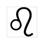 Briefmarke von Leo-Symbolen Gummistempel (Prägung)