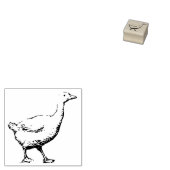 BRIEFMARKE von niedlichen Gänsen oder Enten Gummistempel (Stempel)