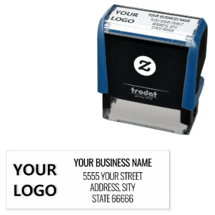 Briefmarke von personalisierten Logo-Namen für Rüc Permastempel