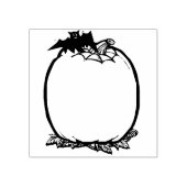 Briefmarke von Pumpketten und Fledermausbildern Gummistempel (Prägung)