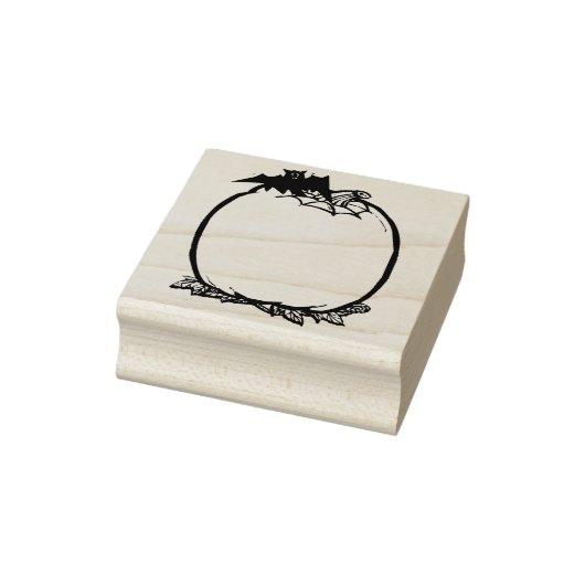 Briefmarke von Pumpketten und Fledermausbildern Gummistempel (Stempel)