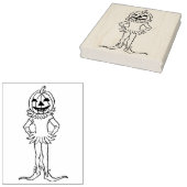 Briefmarke von Pumpkinematerialien Gummistempel (Stempel)