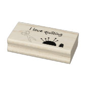 Briefmarke von Quilting oder Nähen Gummistempel (Stempel)