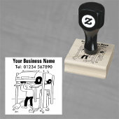 Briefmarke von Reparaturen und Wartung von Kraftfa Gummistempel