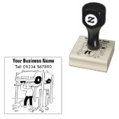 Briefmarke von Reparaturen und Wartung von Kraftfa Gummistempel (Stempel)