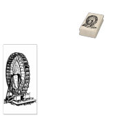 Briefmarke von Riesenrad Gummistempel (Stempel)