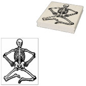 Briefmarke von Skelettbildern Gummistempel (Stempel)