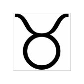 Briefmarke von Taurus-Symbolen Gummistempel (Prägung)