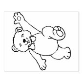 Briefmarke von Teddy Bear Gummistempel (Prägung)