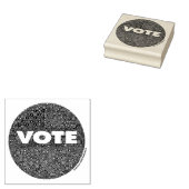 BRIEFMARKE VOTE Gummi Gummistempel (Stempel)