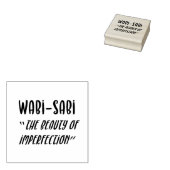 Briefmarke "Wabi-Sabi" Gummistempel (Stempel)