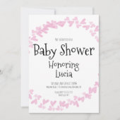 Briefmarke Wasserfarbe Kinderdusche Einladung (Vorderseite)