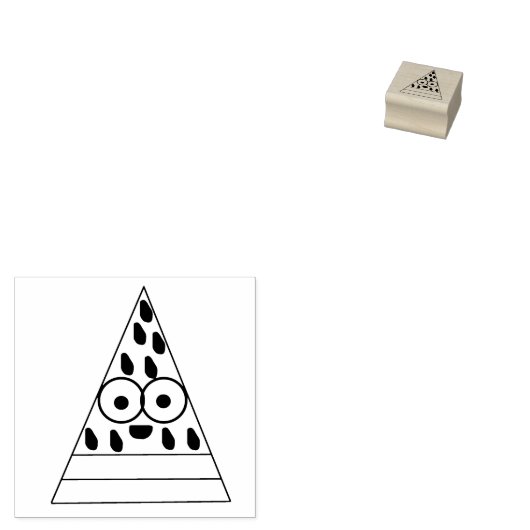 Briefmarke Watermelon Gummistempel (Stempel)