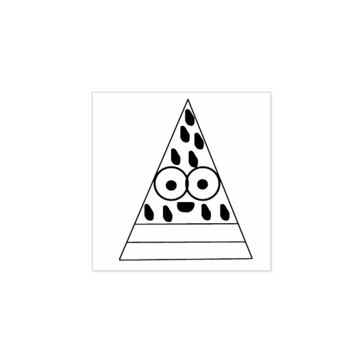 Briefmarke Watermelon Gummistempel (Prägung)