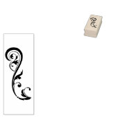 Briefmarke Wirbler Blume Gummistempel (Stempel)