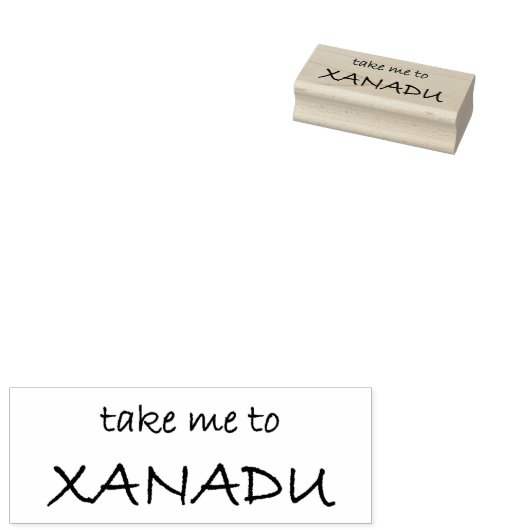 Briefmarke "Xanadu" Gummistempel (Stempel)