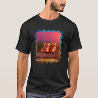 Briefmarke zum Schutz der Umwelt T-Shirt