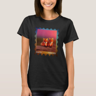 Briefmarke zum Schutz der Umwelt T-Shirt