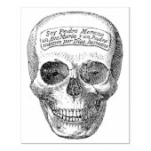 Briefmarke zur Darstellung von Skull Gummistempel (Prägung)