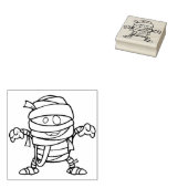 Briefmarke zur Illustration von Kid mummy 2 Gummistempel (Stempel)