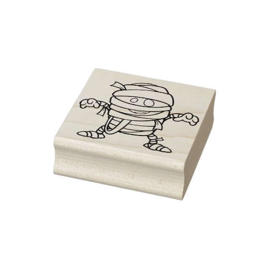 Briefmarke zur Illustration von Kid mummy 2 Gummistempel (Stempel)