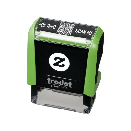 Briefmarke zur Selbstfärbung des QR-Codes scannen Permastempel (Produkt)