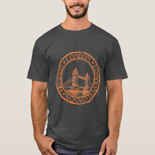 Briefmarke zur Stornierung von London T-Shirt
