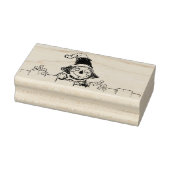 Briefmarke zur Zaunillustrierung Gummistempel (Stempel)