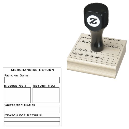 Briefmarke zurückgeben gummistempel (Stempel)