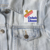 Briefmarkeheraus Crohns Krankheit Button (Beispiel)