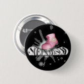 Briefmarkeheraus Sexism Button (Vorne & Hinten)