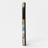 Briefmarken Aquarell Case-Mate iPhone Hülle (Hinten/Links)