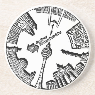Briefmarken-Entwurf Getränkeuntersetzer
