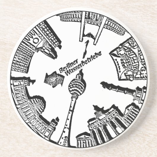 Briefmarken-Entwurf Getränkeuntersetzer (Vorne)