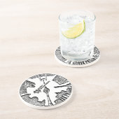 Briefmarken-Entwurf Getränkeuntersetzer (Seite)