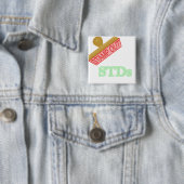 Briefmarken-heraus Geschlechtskrankheiten Button (Beispiel)