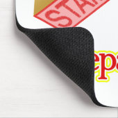 Briefmarken-heraus Hepatitis C Mousepad (Ecke)