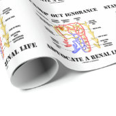 Briefmarken-heraus Ignoranz-Anwalt ein Nierenleben Geschenkpapier (Rolleneckpunkt)