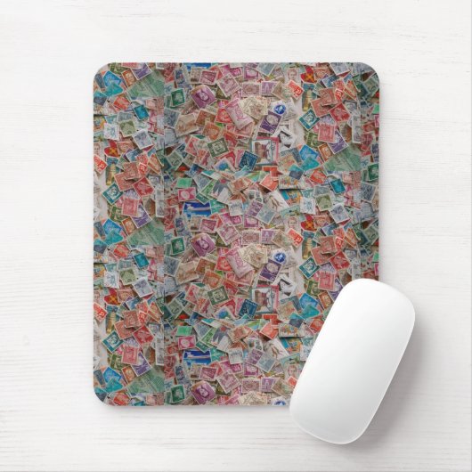 Briefmarken Mousepad (Mit Mouse)