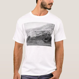 Briefmarken-Mühle De Smet Gold in der zentralen T-Shirt