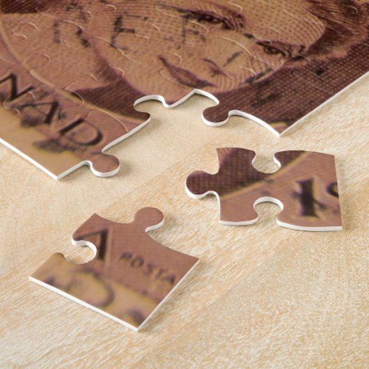 Briefmarken-Puzzlespiel/Laubsäge der Puzzle (Seite)