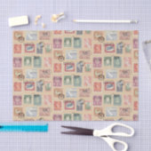 Briefmarken Seidenpapier (Handwerk)