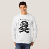 Briefmarken-Taten-Aufstands-amerikanische T-Shirt (Vorne ganz)