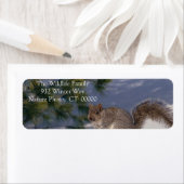 Briefmarkenaufkleber für die Xmas-Card-Umschlag (Insitu)