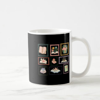 Briefmarkenbuch Bücherwurm Briefmarkenliebhaber Kaffeetasse