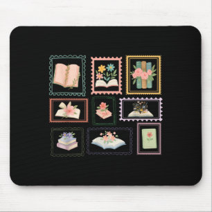 Briefmarkenbuch Bücherwurm Briefmarkenliebhaber Le Mousepad