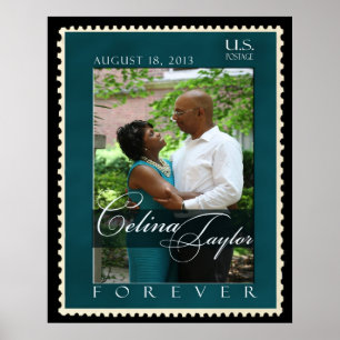 Briefmarkenplakat Poster