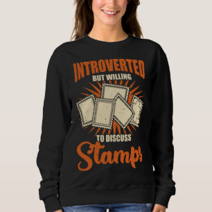 Briefmarkensammeln für einen Briefmarkensammler Sweatshirt
