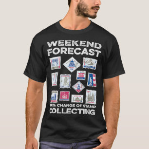 Briefmarkensammeln für Sammler Lustiges Wochenende T-Shirt