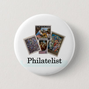 Briefmarkensammler 2 button